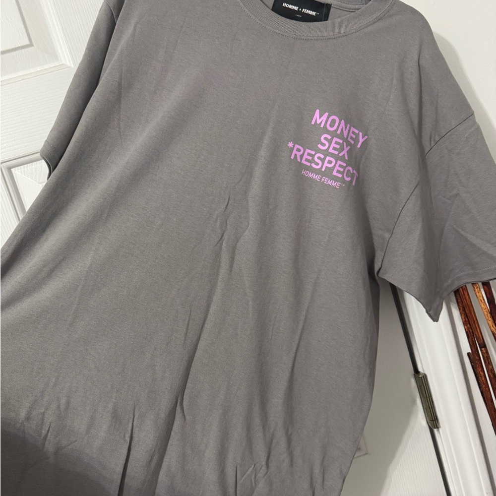 Homme+Femme Grey T-shirt